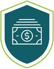 $1 million savings protection icon $1 million savings protection icon