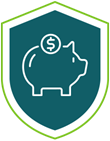 secure savings icon secure savings icon