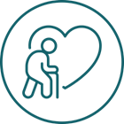 Elderly person icon