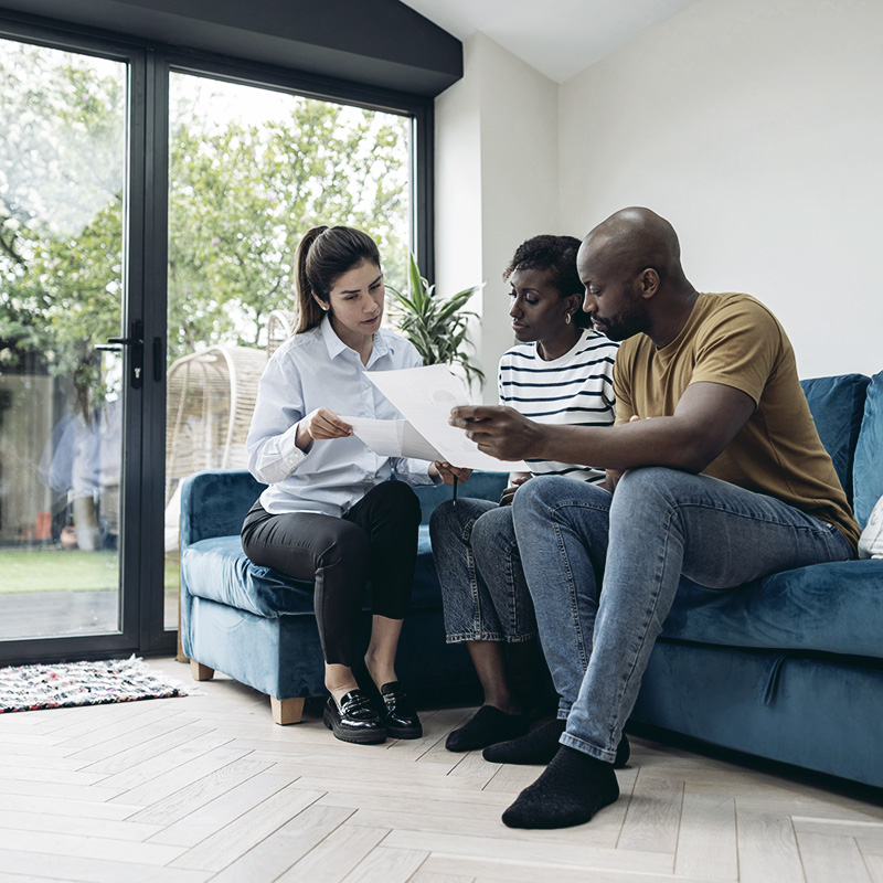 renters meeting with landlord