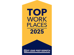 TWP-STL-2025-Badge STL Post-Dispatch Top Work Places 2025 Badge